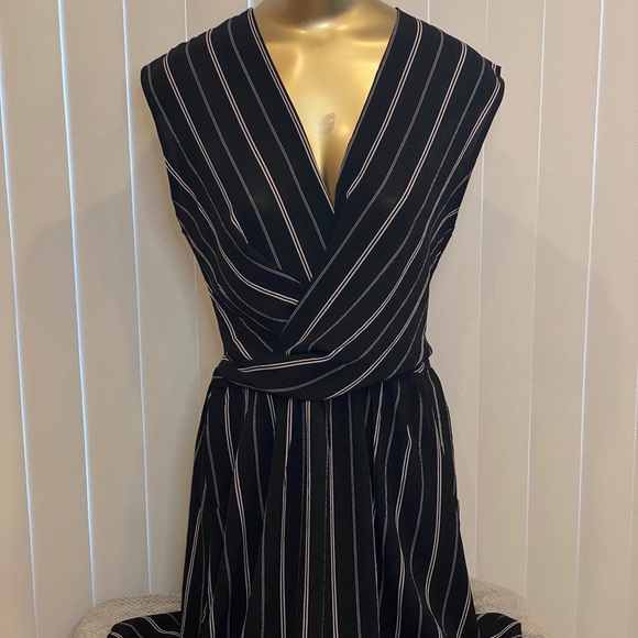 Luna Pin Stripe Dress - Picture 1 of 10